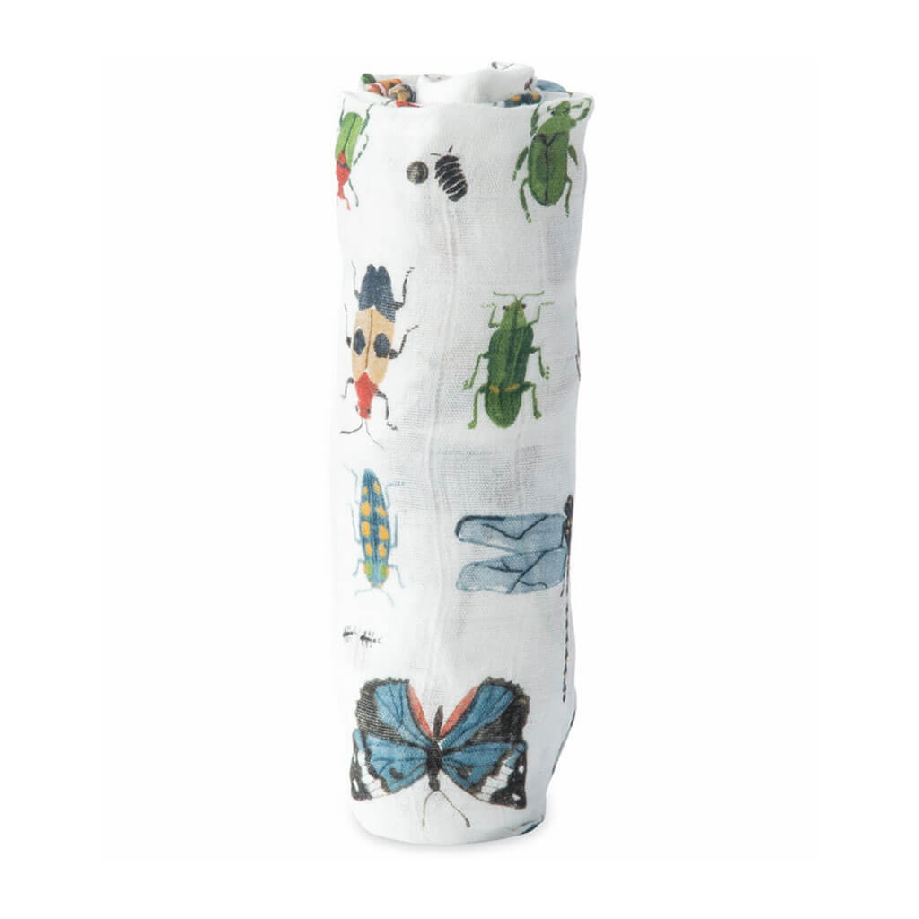 Little Unicorn Deluxe Muslin Swaddle Single Bugs