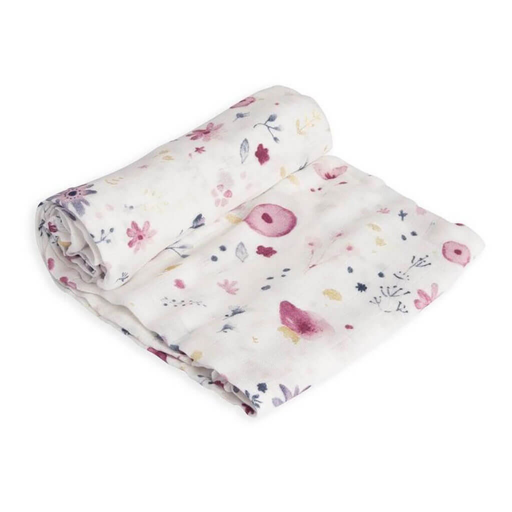 Little Unicorn Deluxe Muslin Swaddle Single Fairy Garden