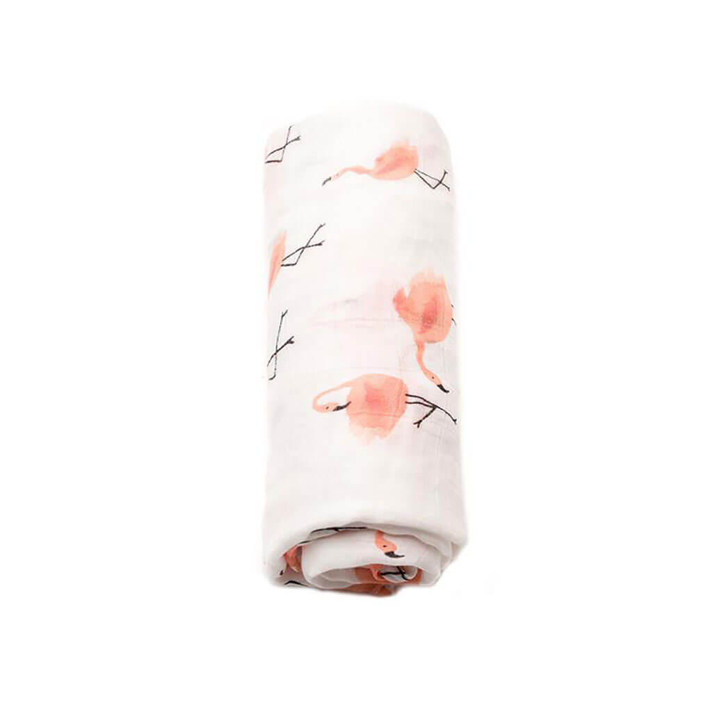 Little Unicorn Deluxe Muslin Swaddle Single Pink Ladies