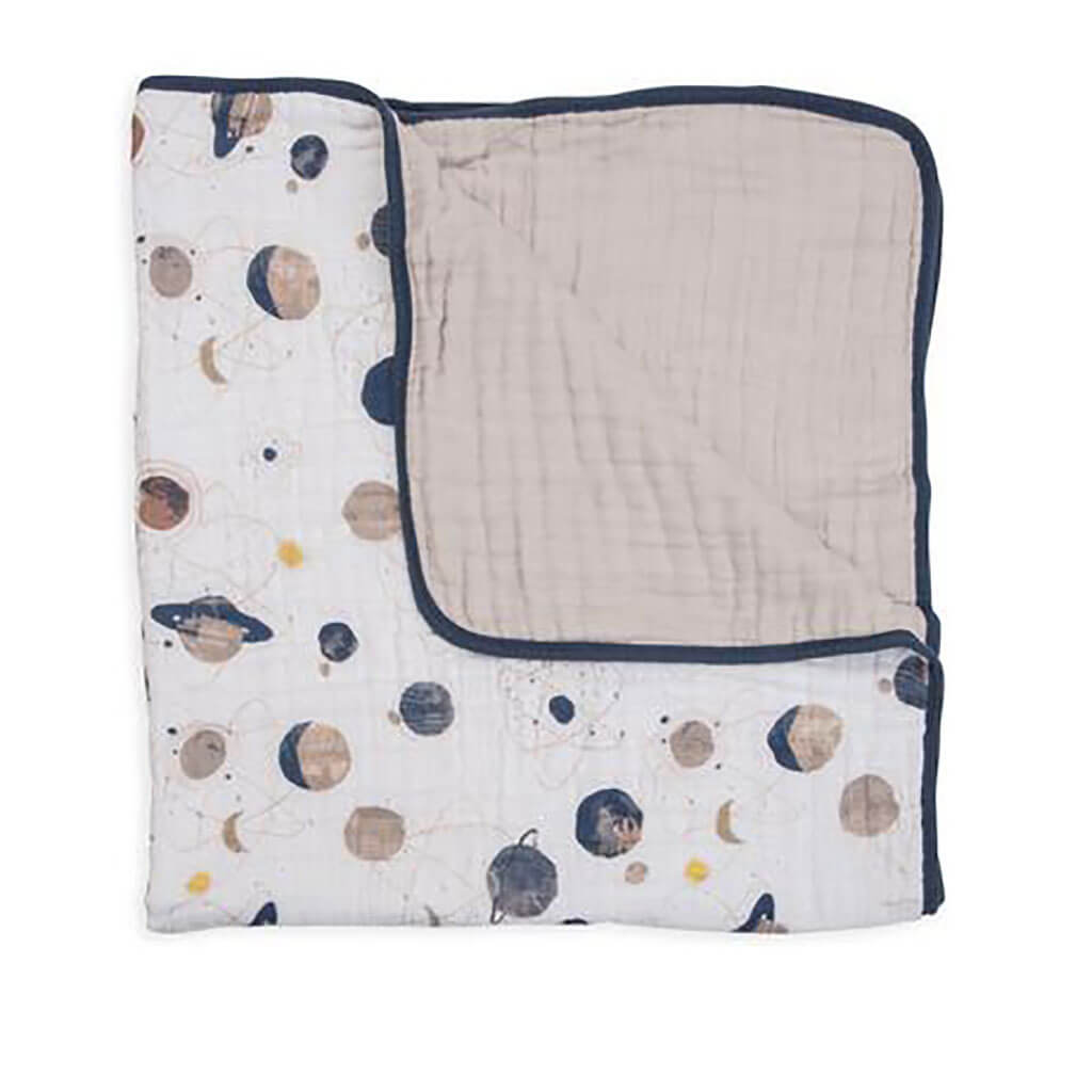 Cotton Muslin Quilt Planetary