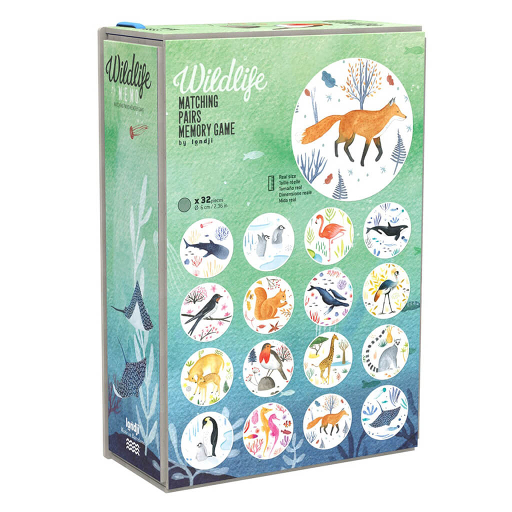 Wildlife Memory Game