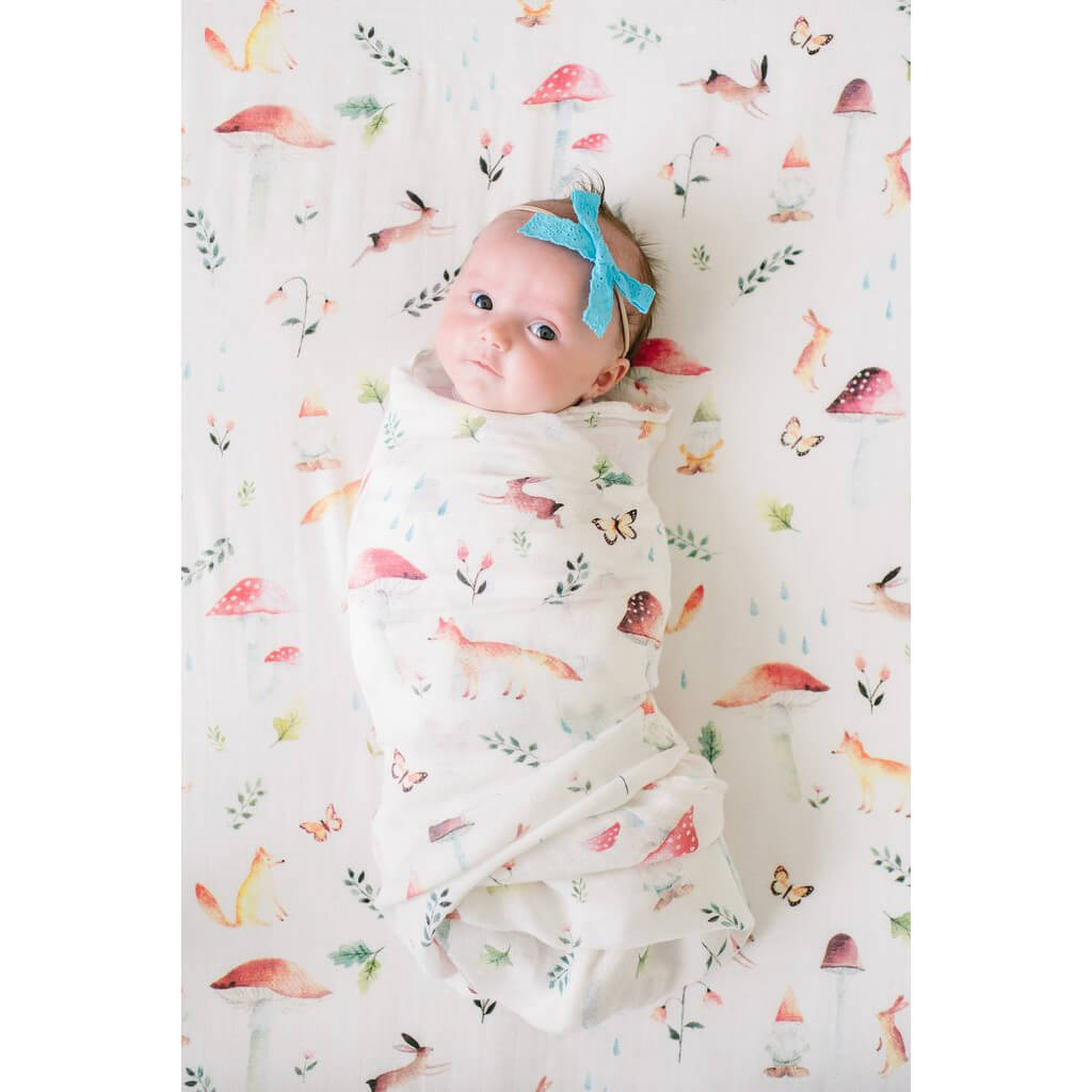 Swaddle Blanket Woodland Gnome