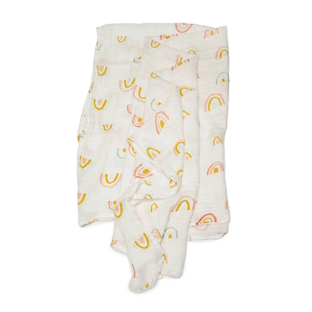 Swaddle Blanket Pastel Rainbow