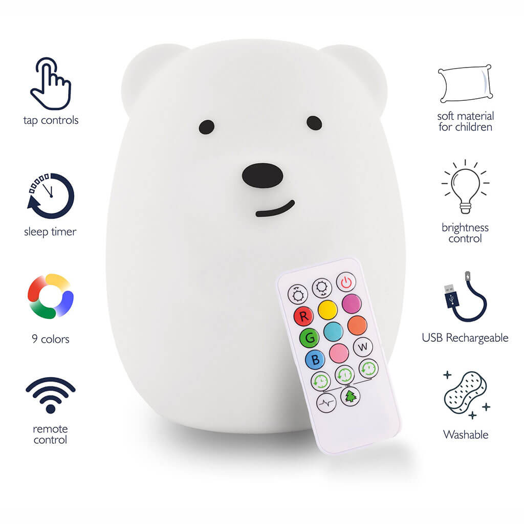 LumiPets LED Night Light Bear