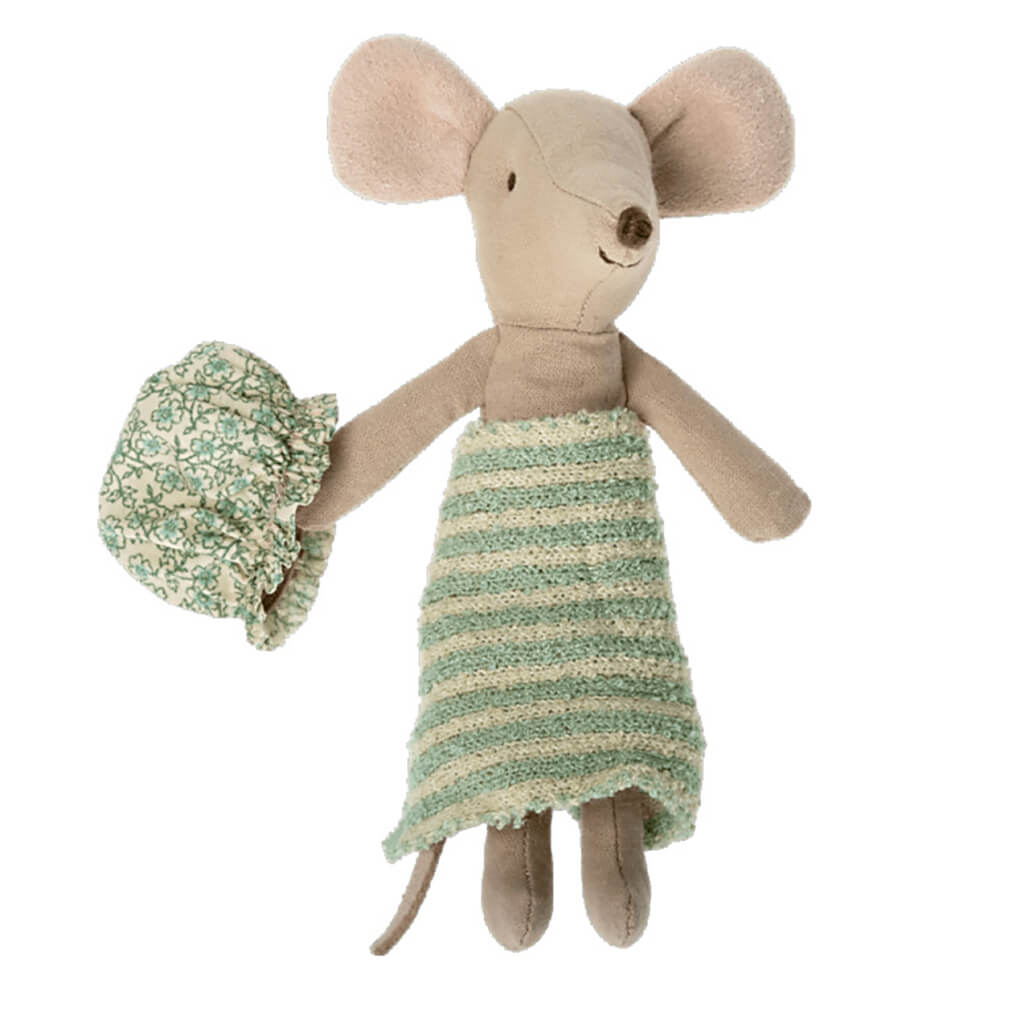 Maileg Big Sister Wellness Mouse Doll Mint