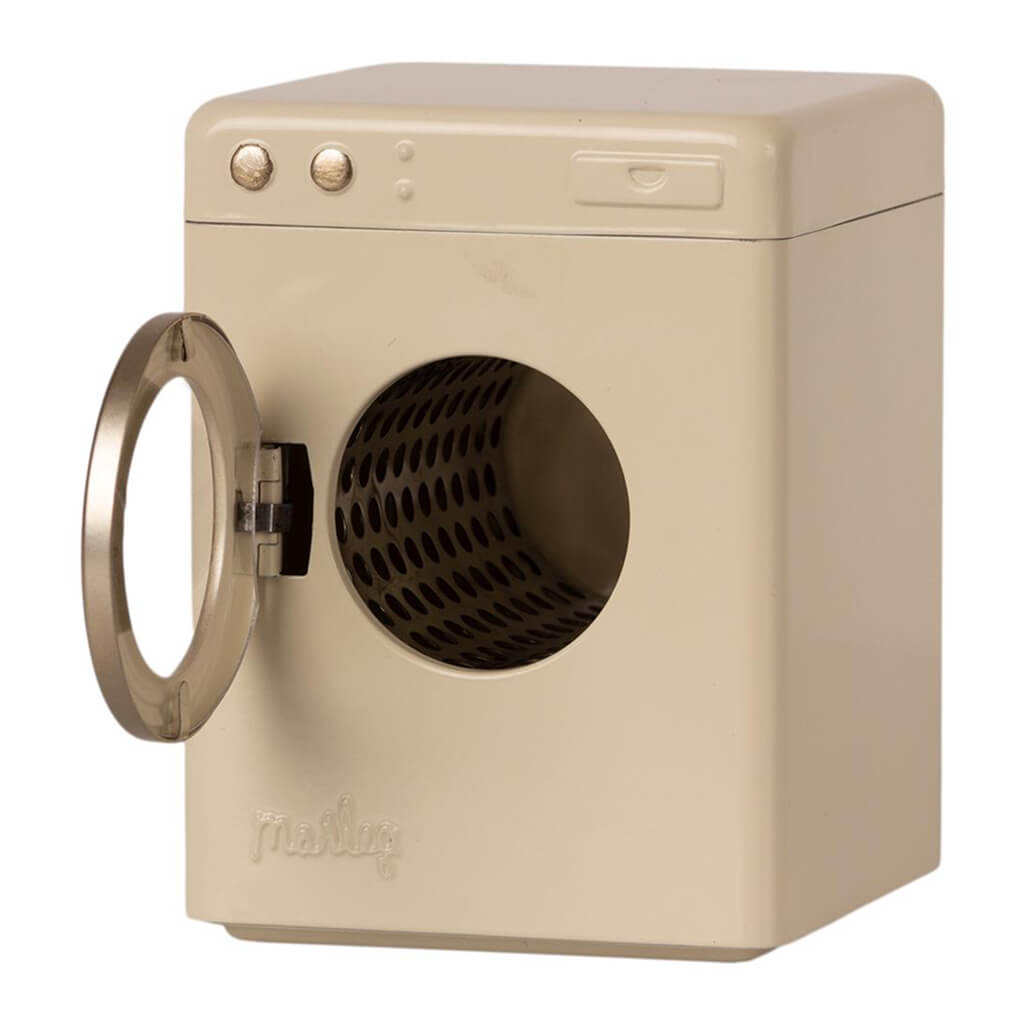 Maileg Metal Washing Machine Toy Beige