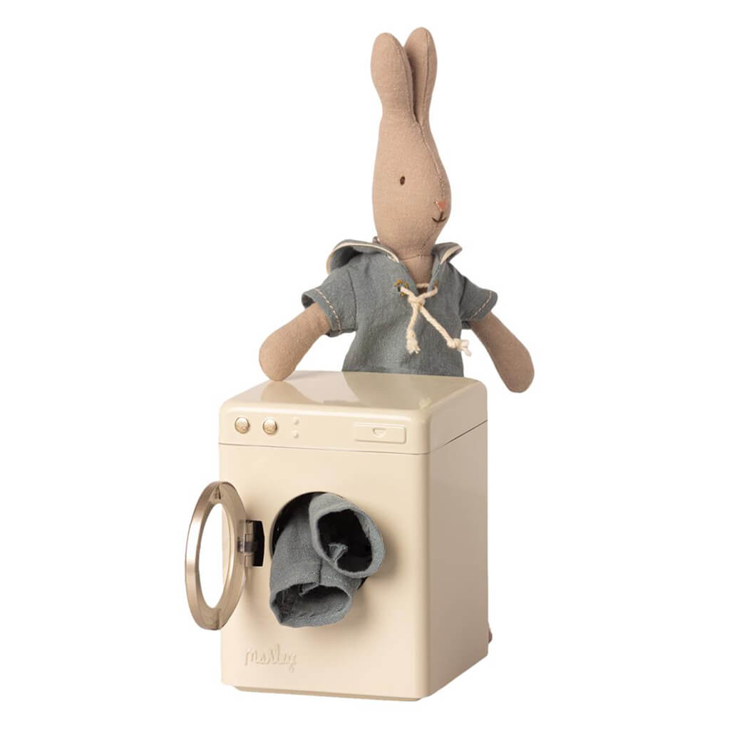 Maileg Metal Washing Machine Toy Beige