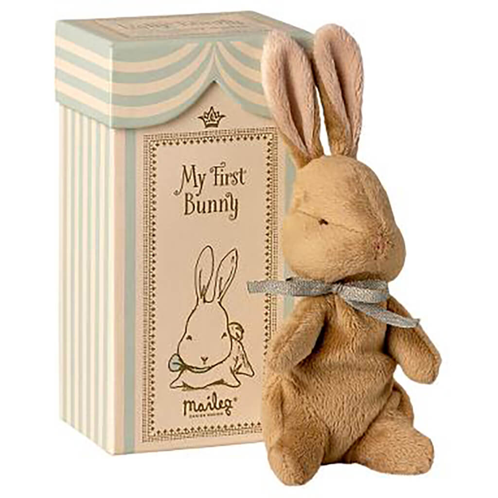 Maileg My First Bunny Plush Toy Light Blue