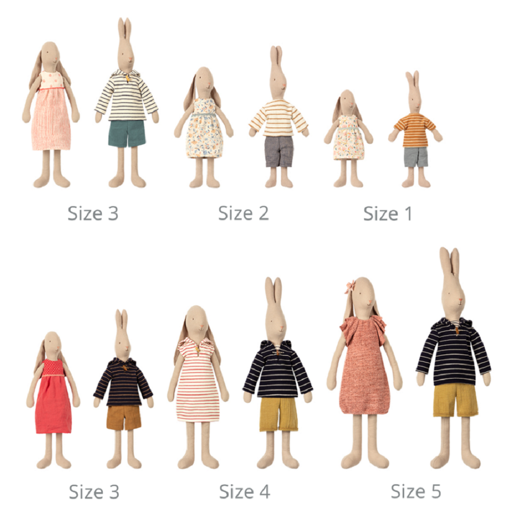 Maileg Rabbit Size 3 Pajamas