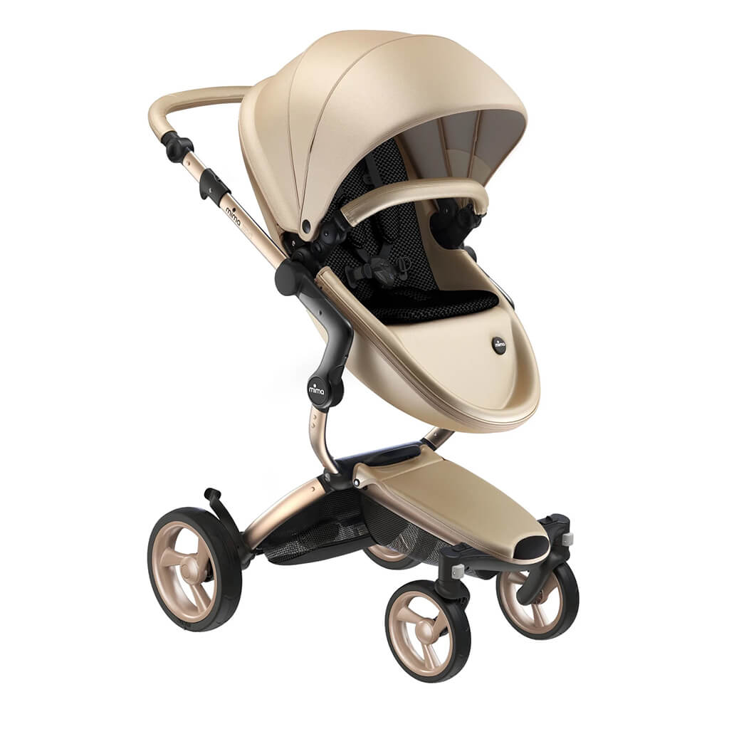 Mima Xari Complete Stroller Champagne/Champagne/Black