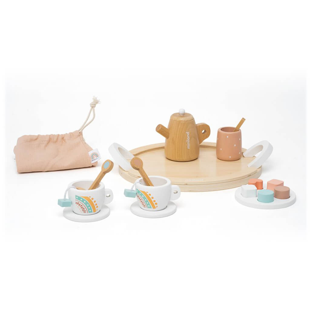 Doll Wooden Tea Set