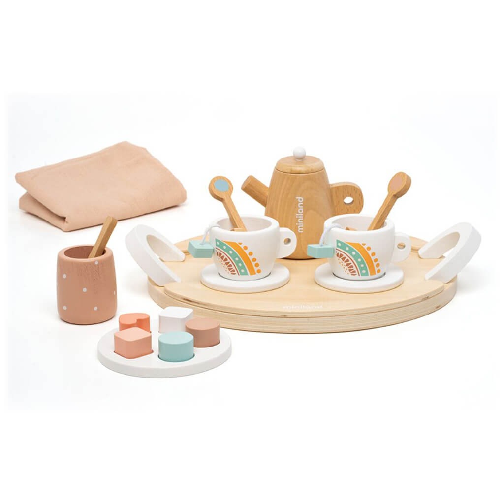 Doll Wooden Tea Set