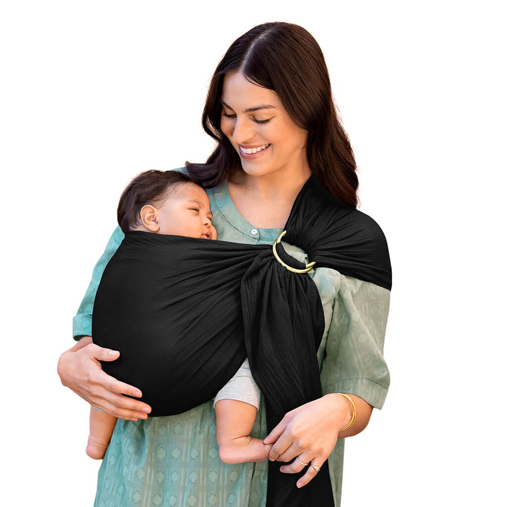 Moby Ring Sling Baby Carrier Onyx