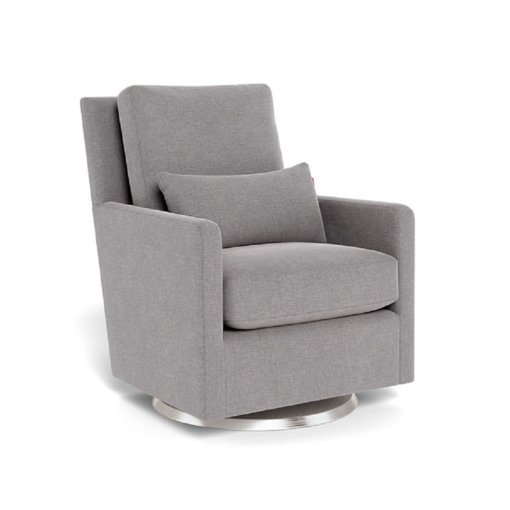 Como Glider Pebble Grey Steel Swivel Base