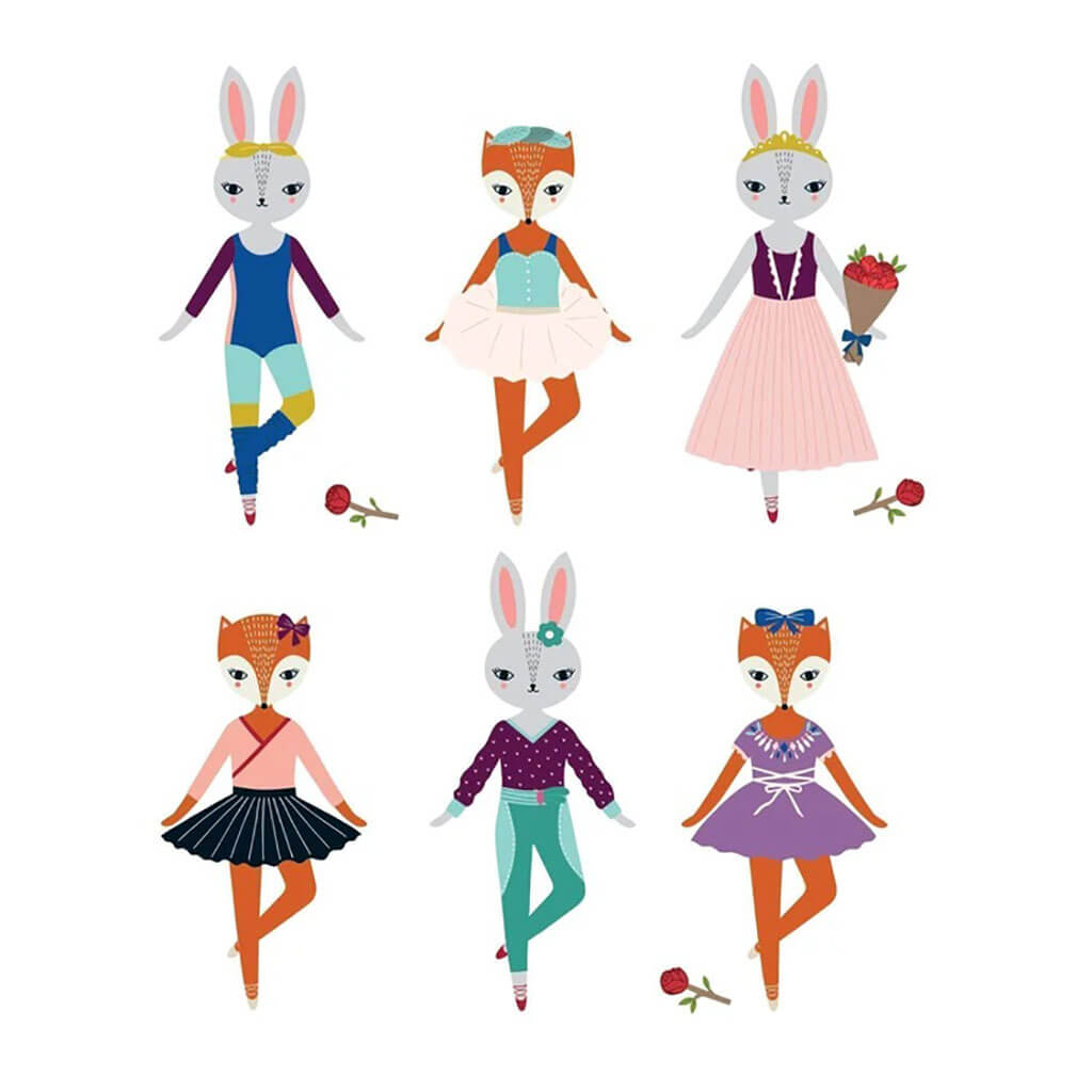 Magnetic Dress Up Woodland Ballet