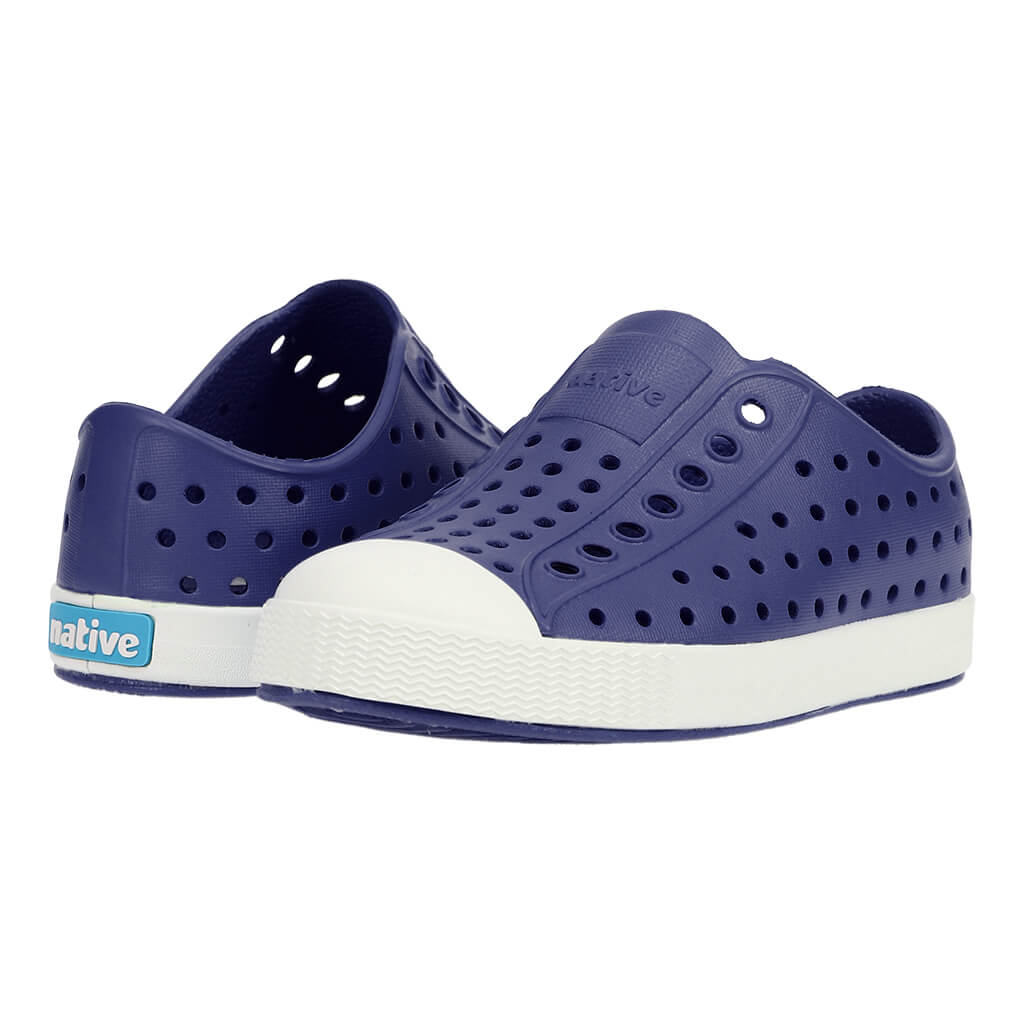 Native Jefferson Shoes Regatta Blue/Shell White