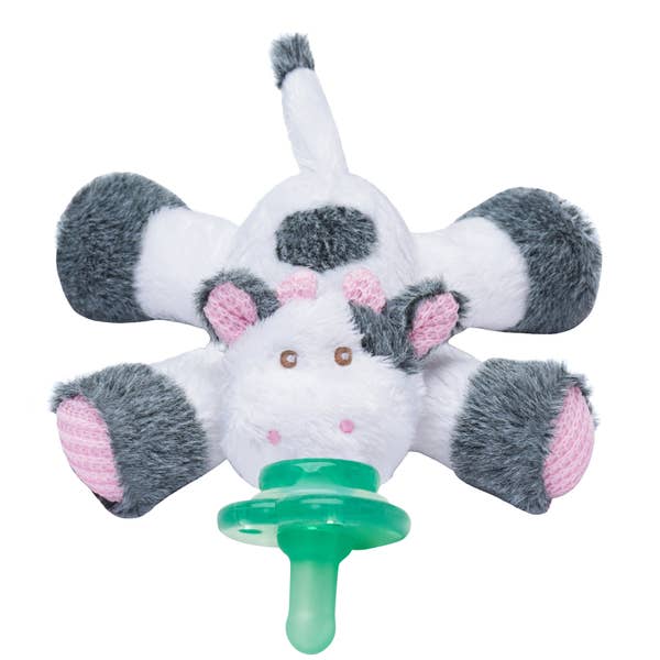 Paci Plushies Pacifier Holder Cutsie Cow