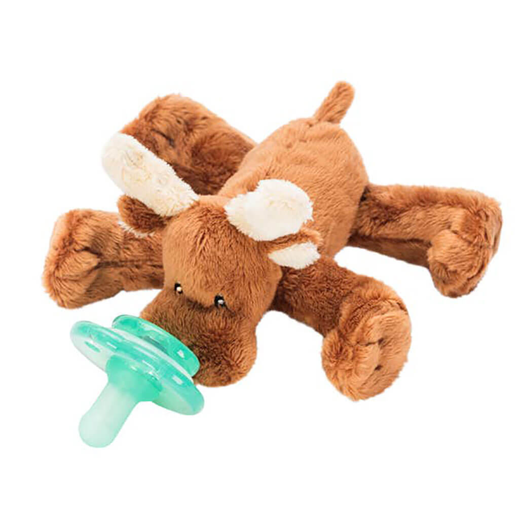 Paci Plushies Pacifier Holder Marley Moose