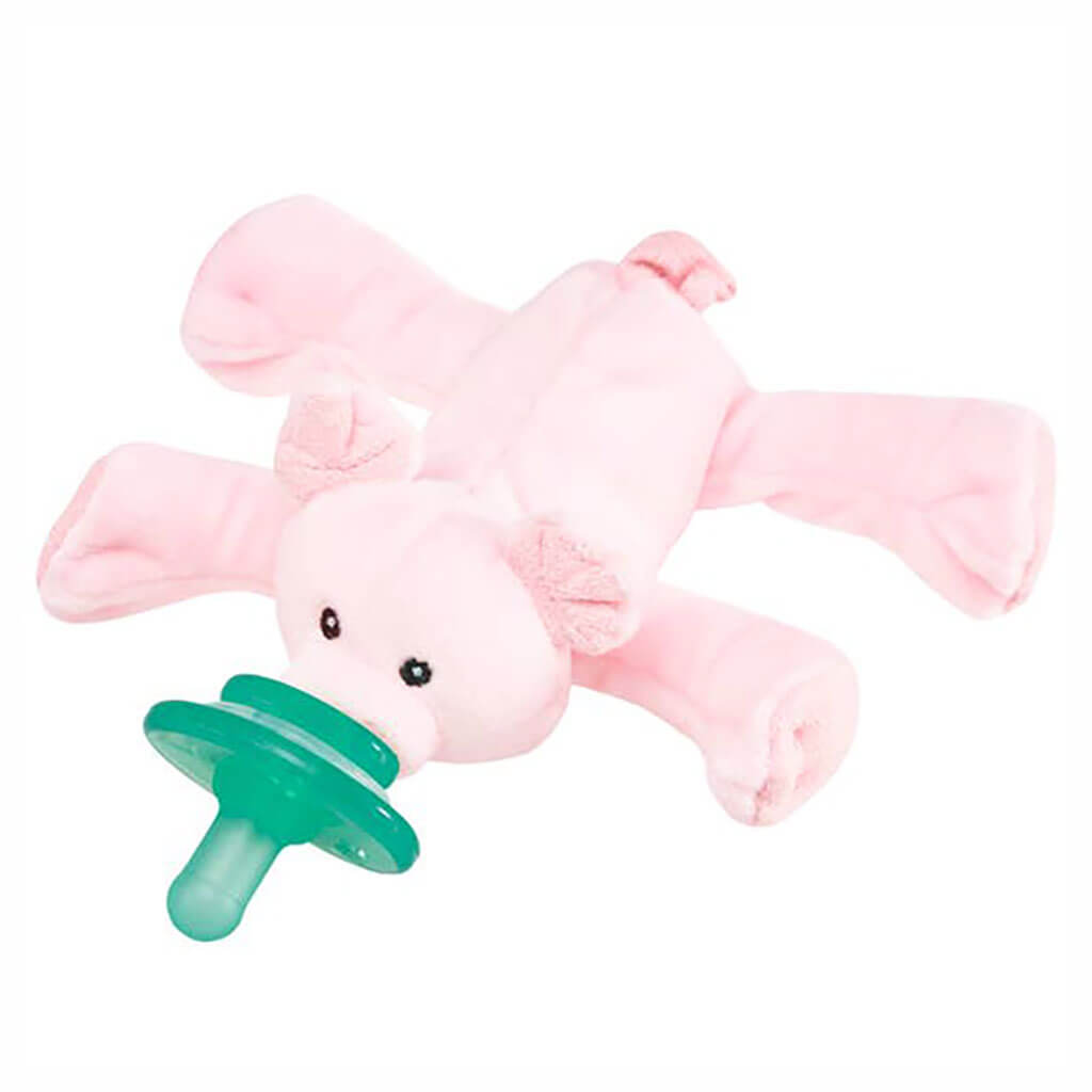 Paci Plushies Pacifier Holder Pigi Pig