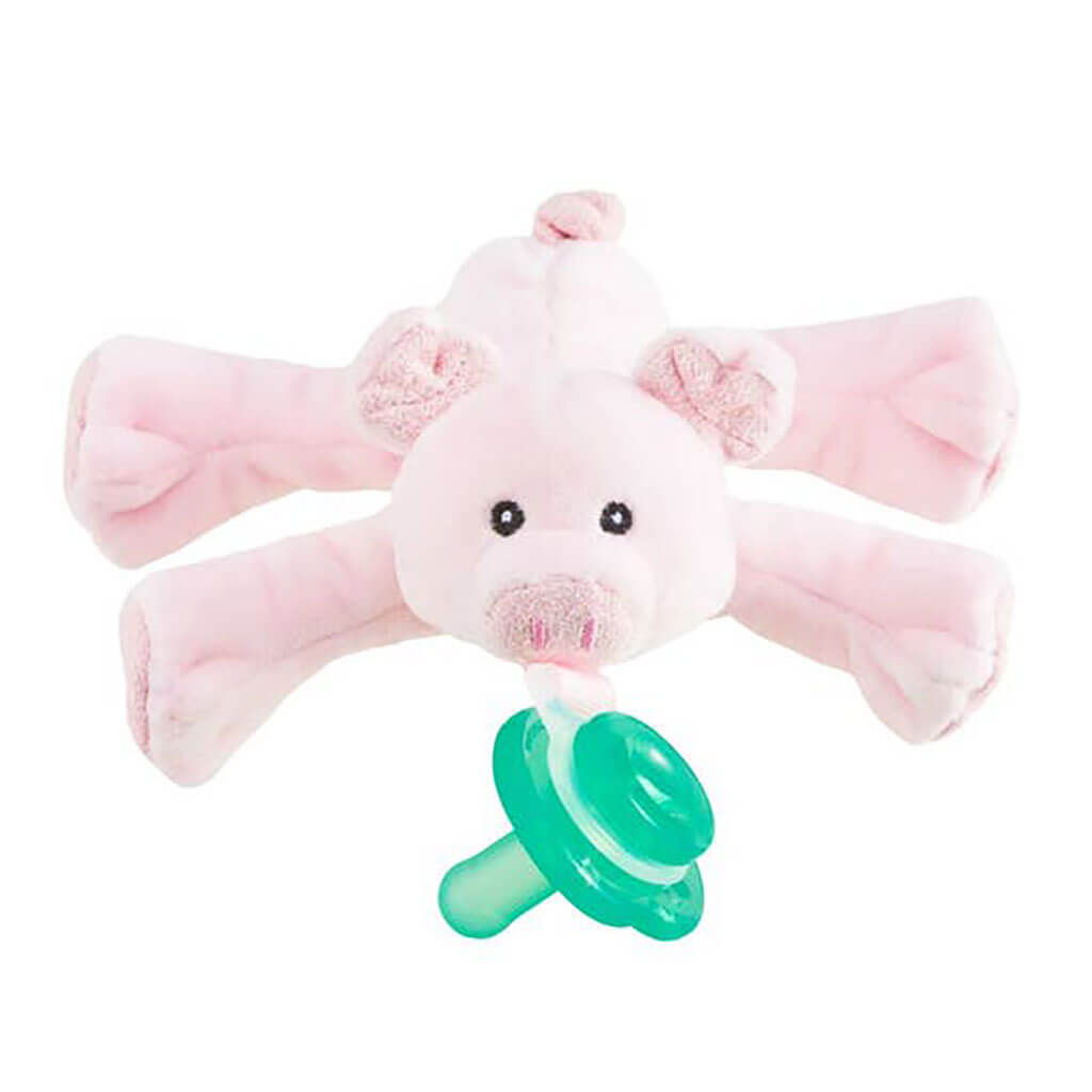 Paci Plushies Pacifier Holder Pigi Pig