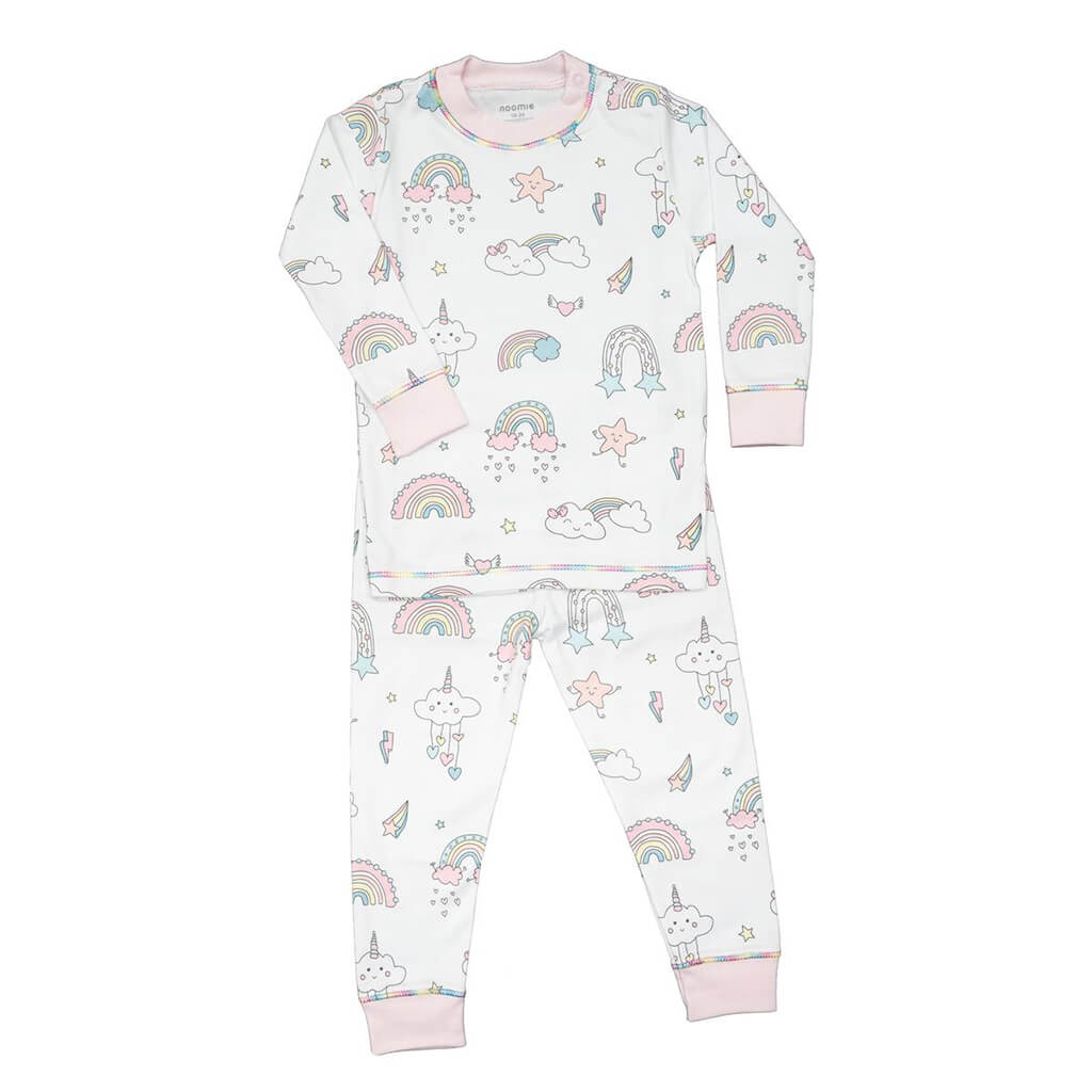 2 Piece Pajamas Rainbow World