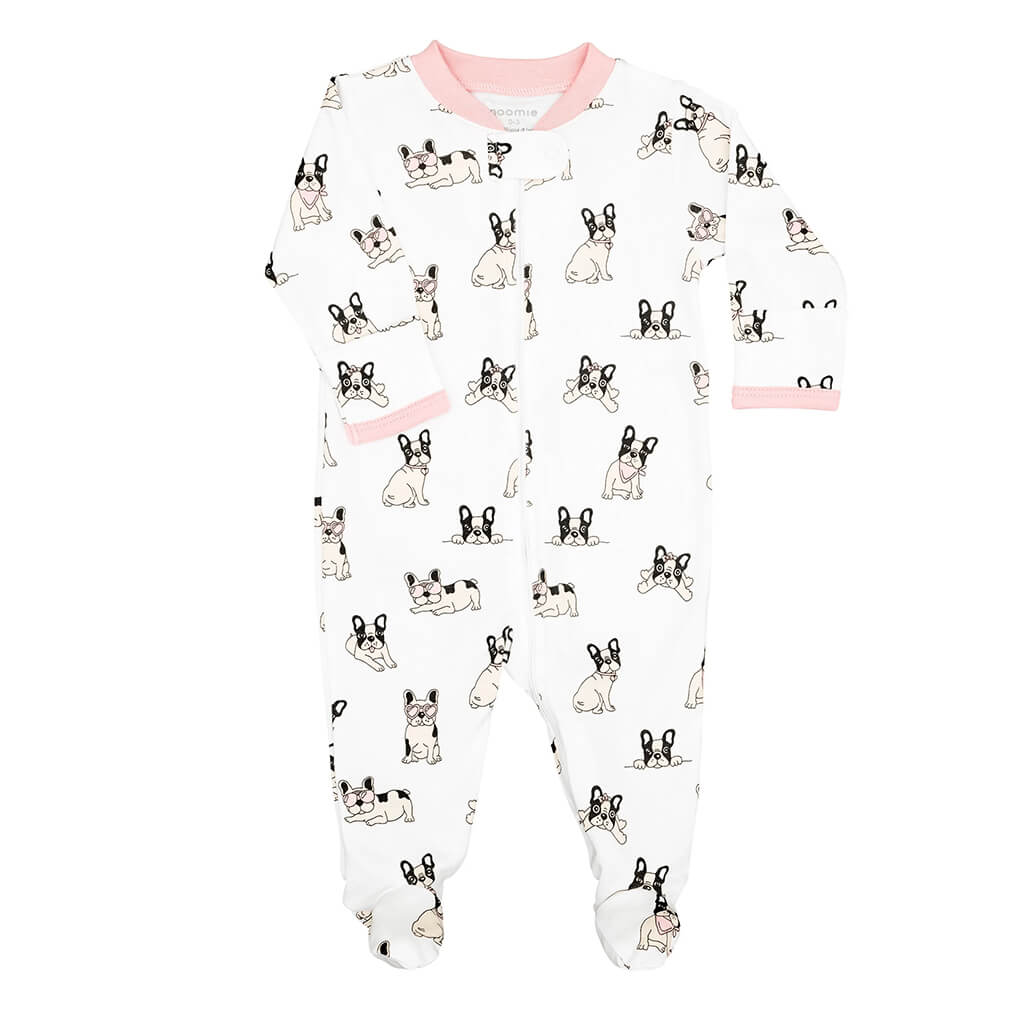 Noomie Zipper Footie French Bulldog