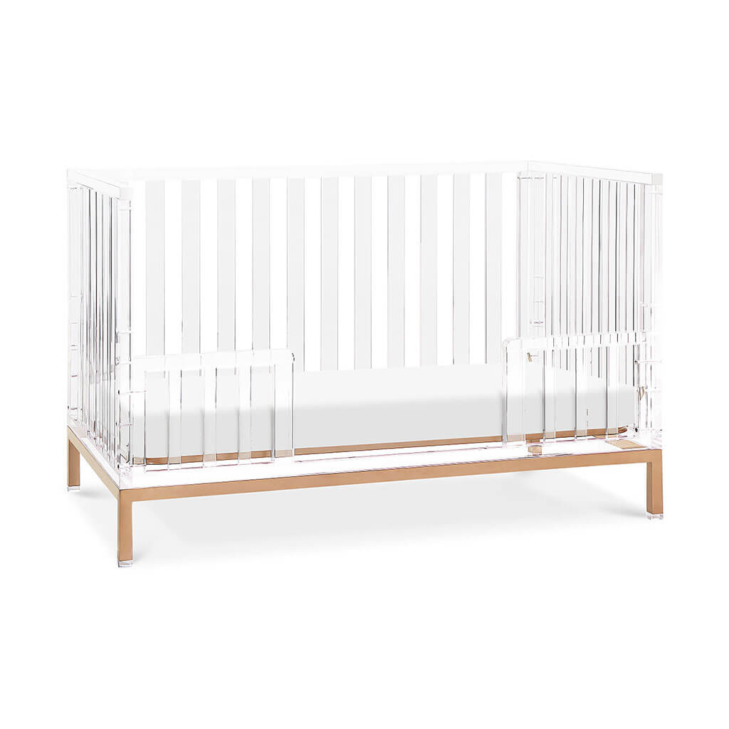 Nursery Works Luma Crib Acrylic Rose Gold