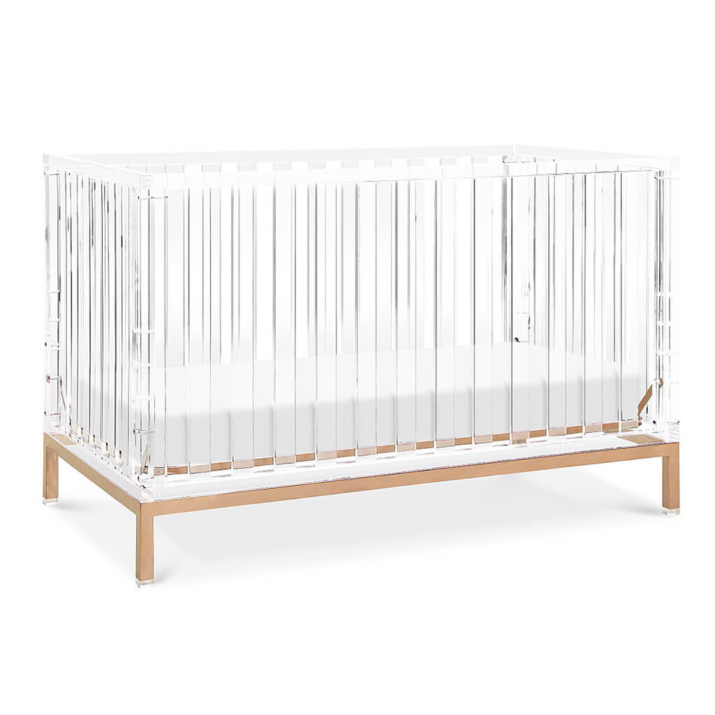 Nursery Works Luma Crib Acrylic Rose Gold