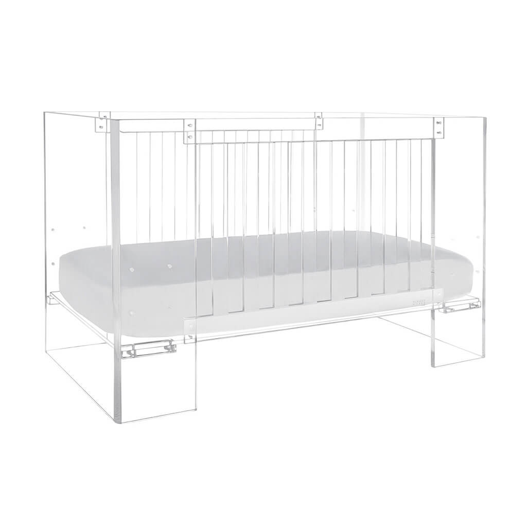 Nursery Works Vetro Acrylic Crib Clear