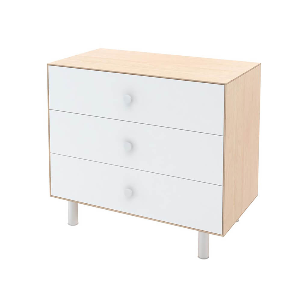 Classic 3 Drawer Dresser White Birch