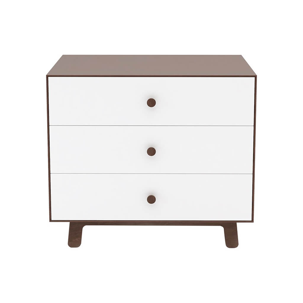 Sparrow 3 Drawer Dresser White Walnut