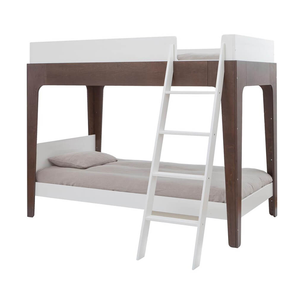 Perch Bunk Bed White Walnut