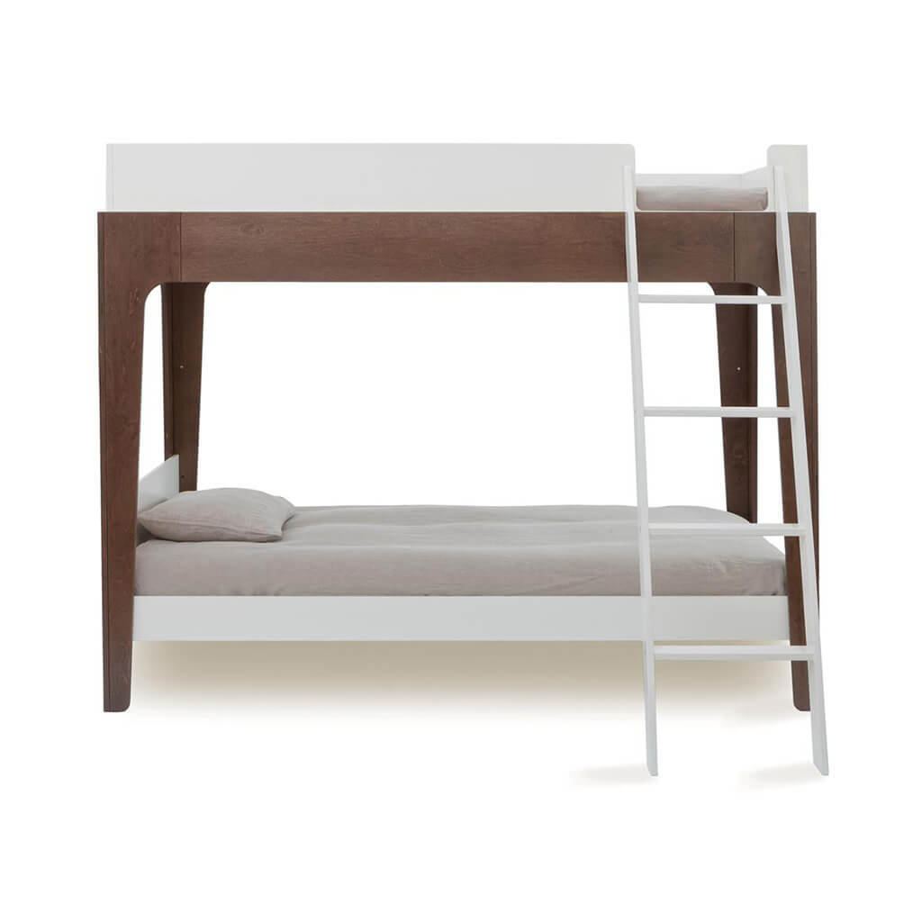 Perch Bunk Bed White Walnut