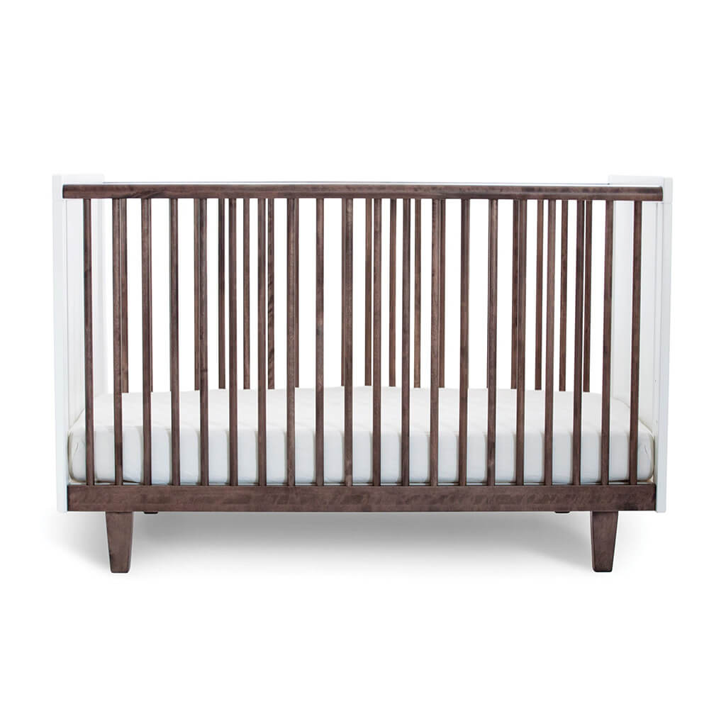 Rhea Crib Walnut/White