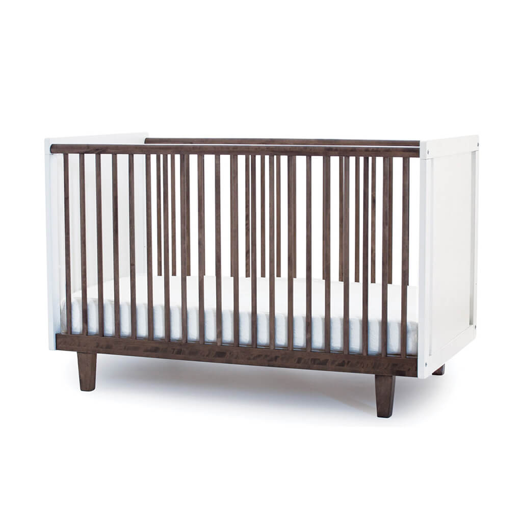 Rhea Crib Walnut/White