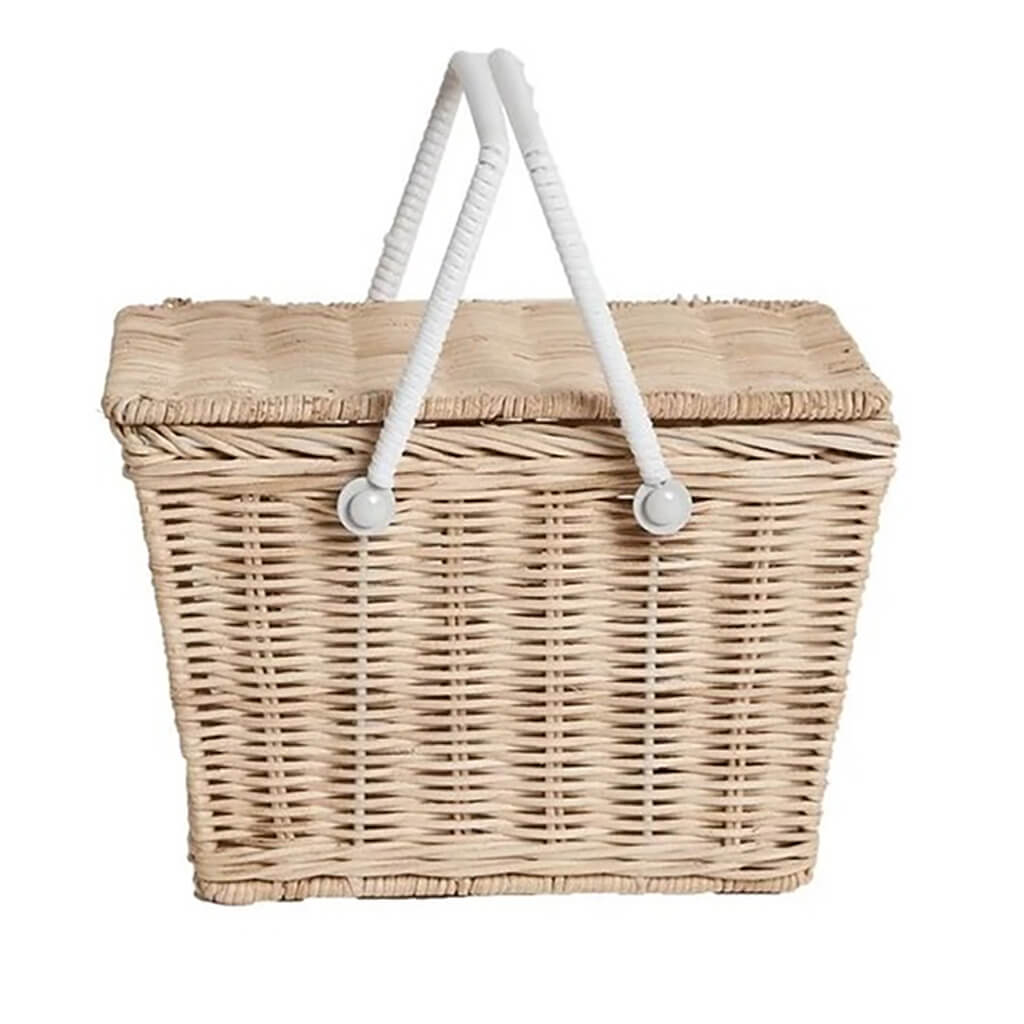 Olli Ella Piki Picnic Basket Straw