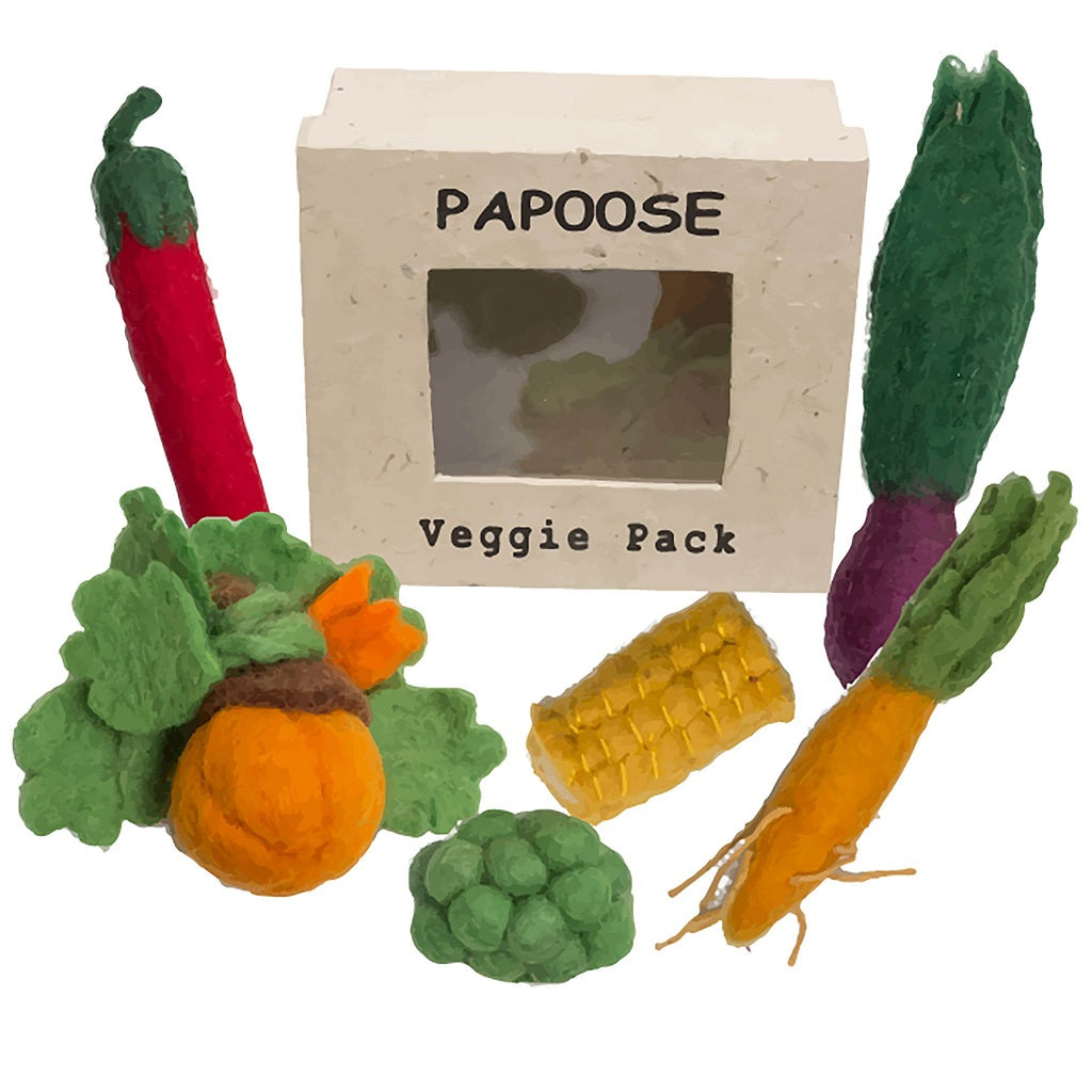 Mini Felt Vegetable Set 6 pieces