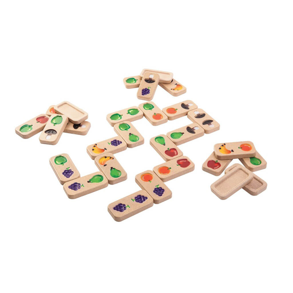 PlanToys Fruit Veggies Dominoes