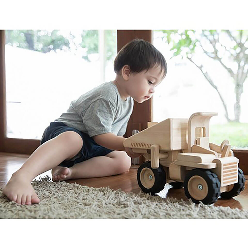 PlanToys Wooden Dump Truck