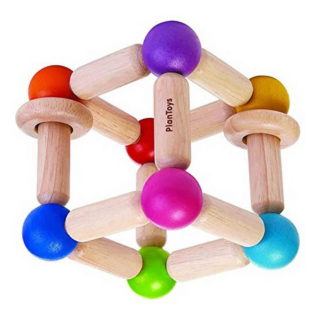 PlanToys Square Clutching Rattle