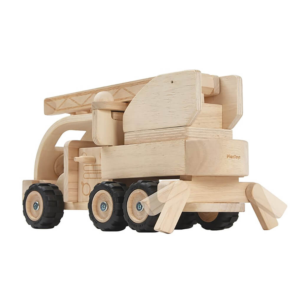 PlanToys Wooden Fire Truck