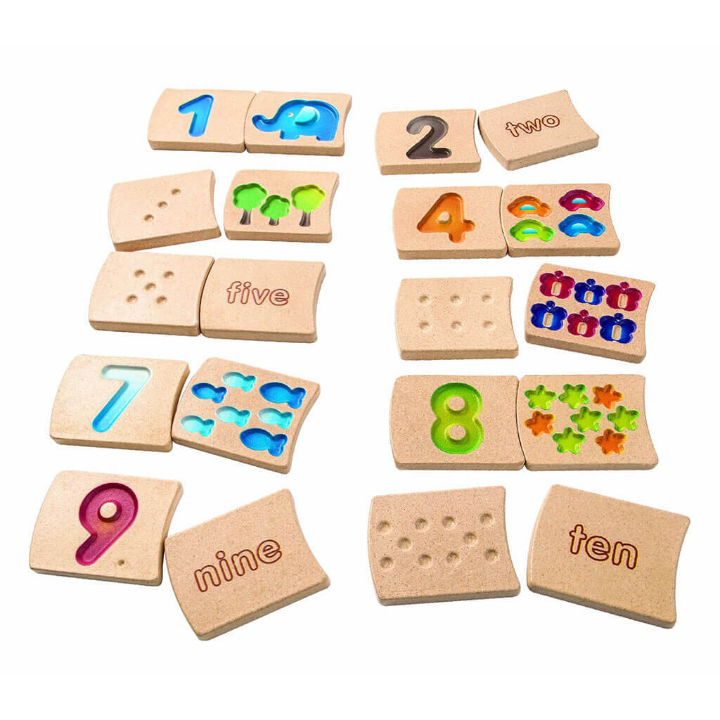 PlanToys Wooden Numbers 1-10