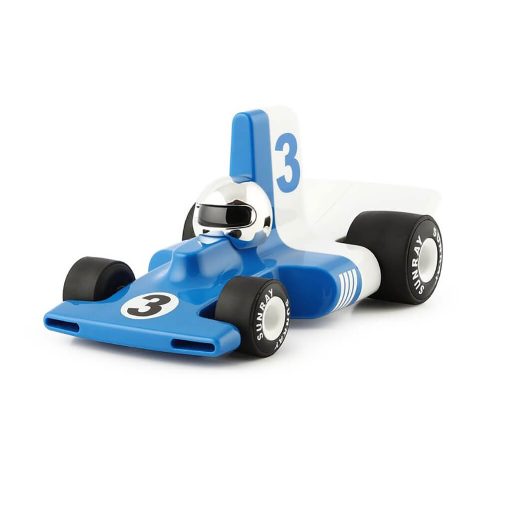 Playforever Velocita Race Car Toy Blue