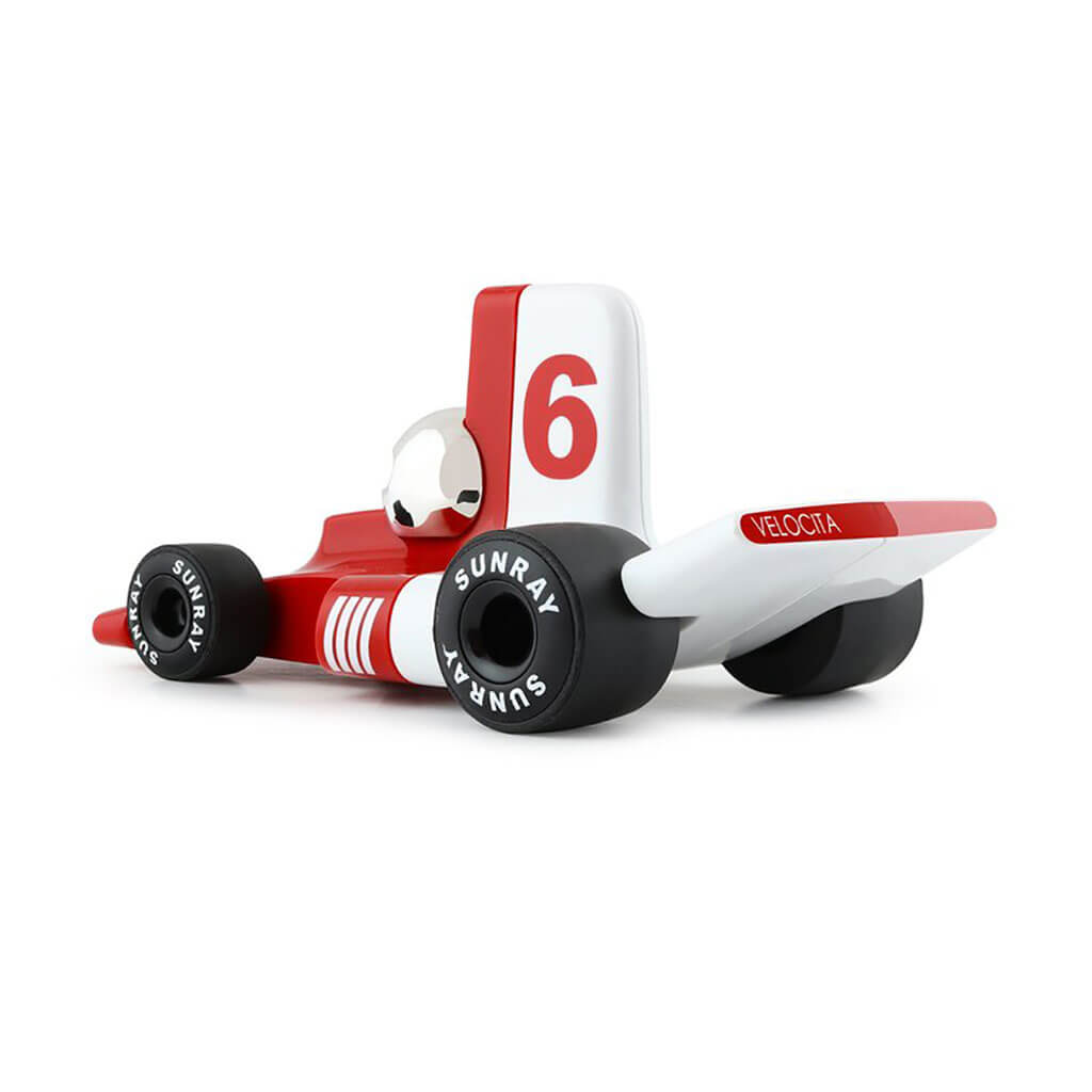 Playforever Velocita Race Car Toy Red