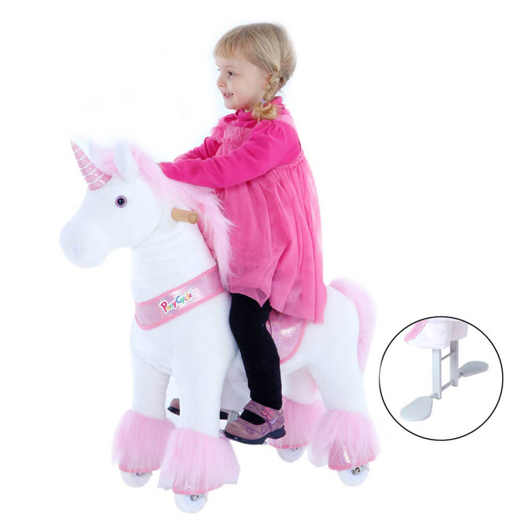 PonyCycle U Series Ride On Toy Pink Unicorn