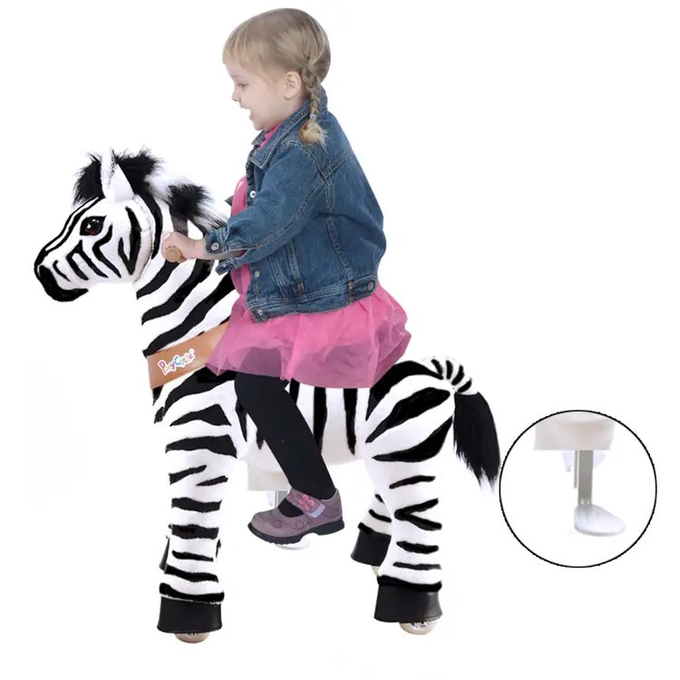 PonyCycle U Series Ride On Toy Zebra