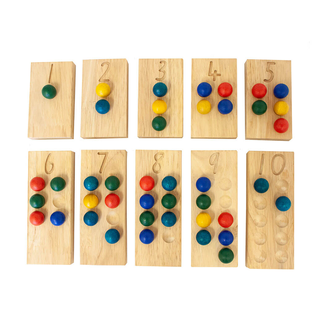 Wooden Counting and Math Set