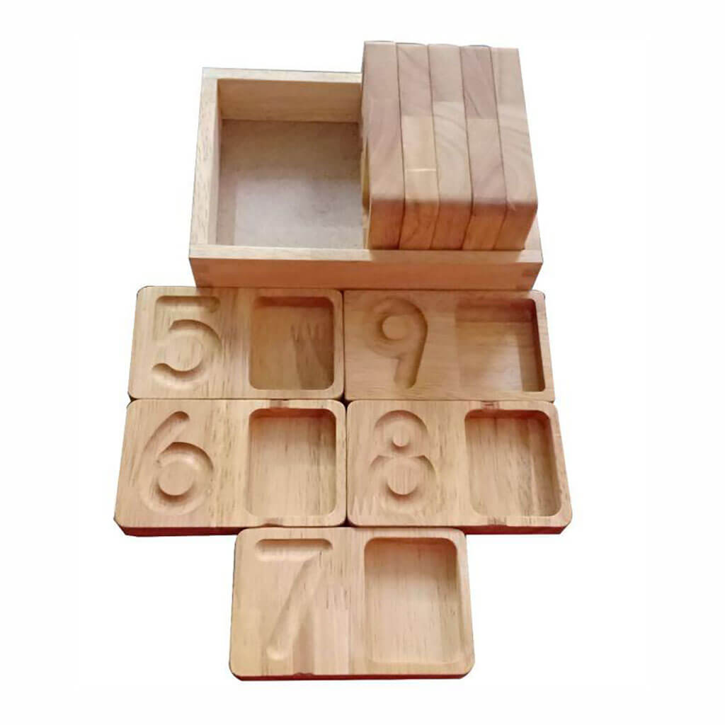 Wooden Writing and Counting Trays