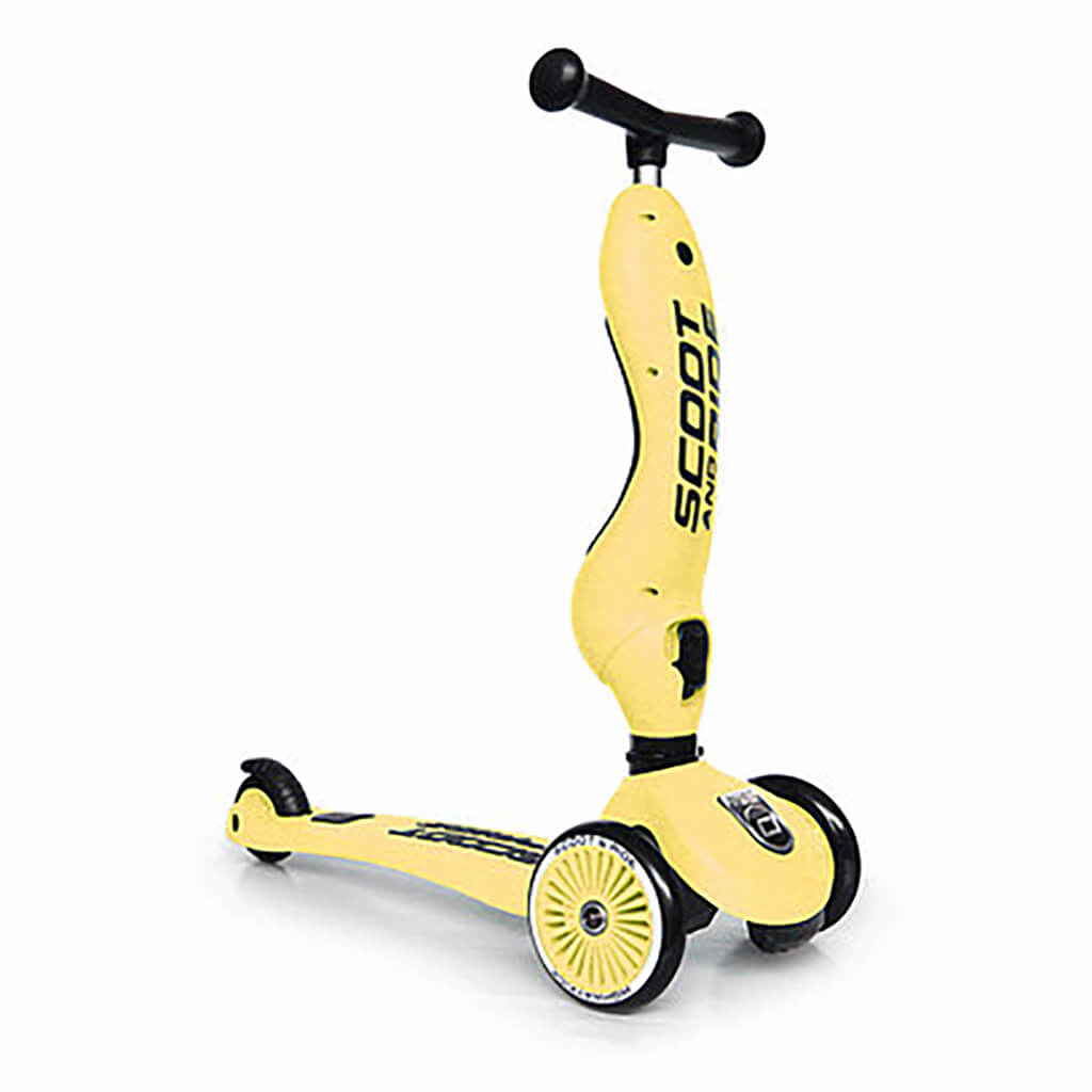 Highwaykick 1 Convertible Scooter Lemon