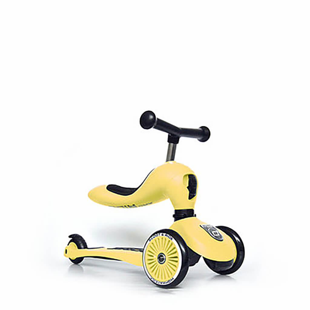 Highwaykick 1 Convertible Scooter Lemon